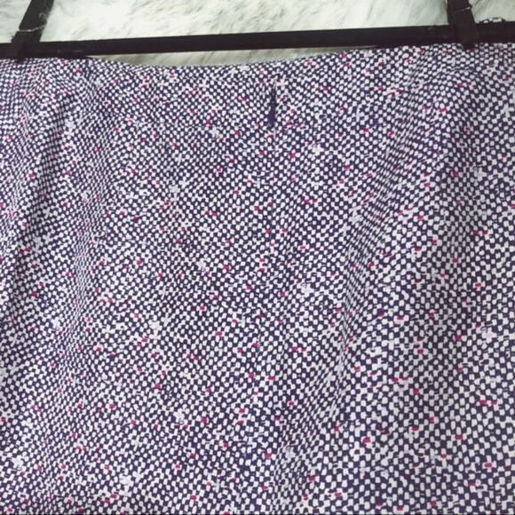 Kenneth Cole Reaction 100% silk checkered skirt - Picture 8 of 8